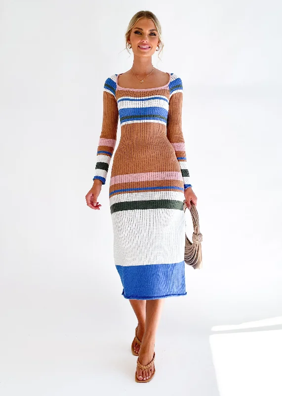 kyasia-knit-midi-dress-tan-stripe