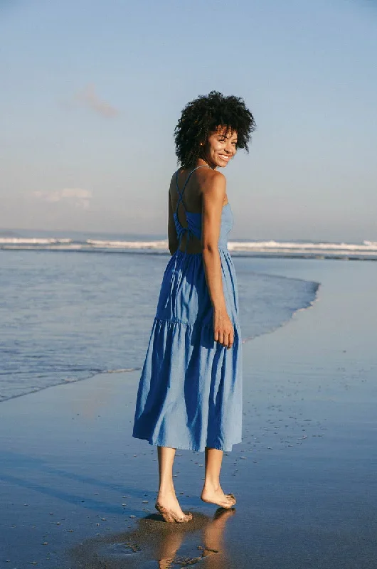 joie-midi-dress-blue-linen-cotton
