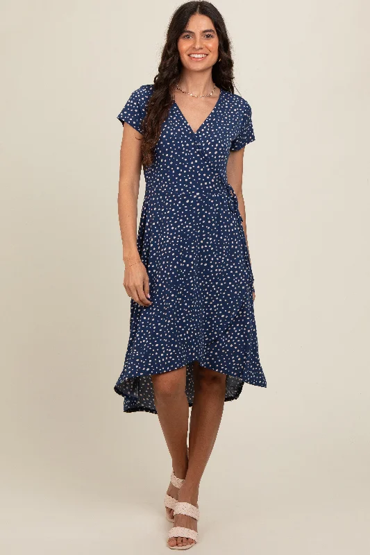 navy-dot-print-wrap-maternity-nursing-midi-dress