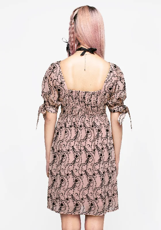 rosethorn-babydoll-mini-dress