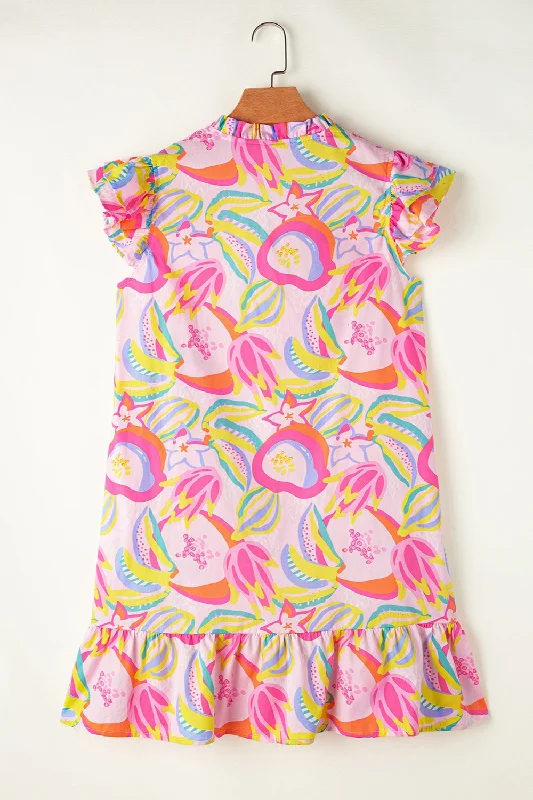 ruffled-printed-cap-sleeve-mini-dress-6
