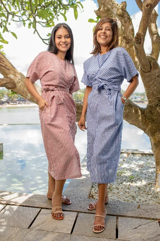 saloni-dress-blue-stripe